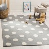 Safavieh Kids Polka Dots SFK904 Hand Tufted Indoor Rugs - Safavieh - 3 of 4