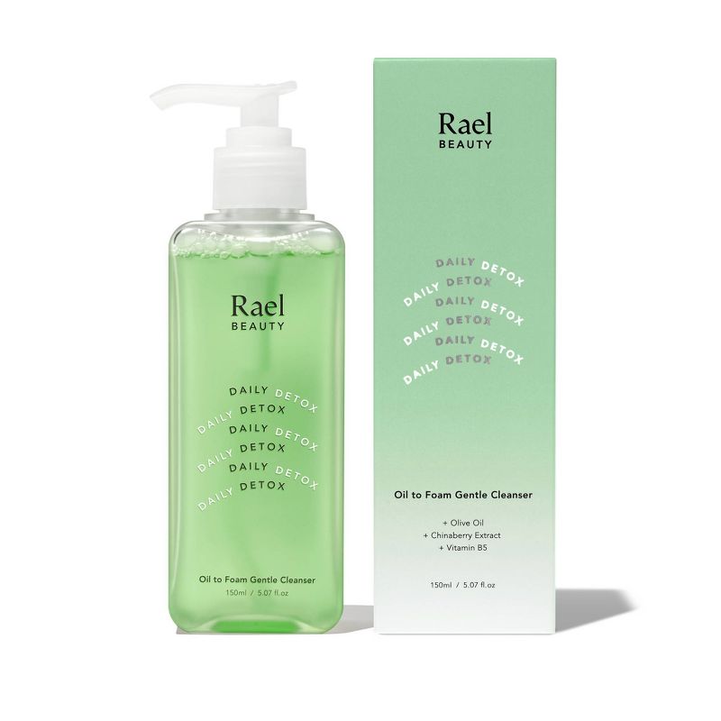 Rael Beauty Daily Detox Oil to Foam Gentle Cleanser - 5.07 fl oz, 1 of 13