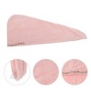 Unique Bargains Water-absorbent Floral Pattern Hair Towel 1 Pc - 3 of 4
