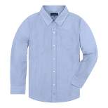 Andy & Evan Toddler Blue Chambray Button Down Shirt, Size 2T