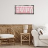 Stupell Industries Howdy Pink Text, 25" x 11" - 2 of 4