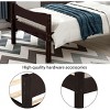 Streamdale Twin Size Wood Platform Bed with Headboard and Wooden Slat Support (Espresso) - 3 of 4