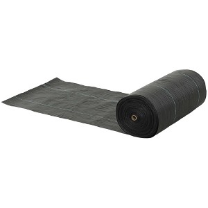 Aghana Digitals 4FT x 300FT Heavy Duty PP Weed Barrier Fabric, 5oz Woven Landscape Weed Control - 1 of 4