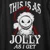 Women's The Nightmare Before Christmas This Is As Jolly as I Get Scoop Neck - image 2 of 4