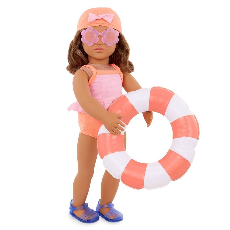 Our Generation Floaty Fun Swimsuit Outfit for 18&#39;&#39; Dolls, 5 of 8