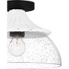 Quoizel Lighting Otten 1 - Light Semi-Flush Mount in  Matte Black - 3 of 4