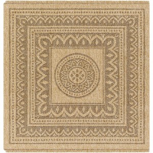 Hauteloom Gitel Round Faux Jute Rug - 1 of 4