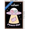 Trends International Pusheen: Pastel Pusheens - Peace Out UFO Framed Wall Poster Prints - 3 of 4