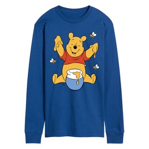 Men's - Winnie The Pooh - Honey Pot Long Sleeve Graphic T-Shirt - 1 of 3
