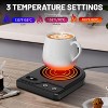 FAAYFIAN Coffee Mug Warmer with 3 Temp Settings & 2¨C12H Auto Shutoff, Waterproof Cup Warmer for Desk, Beverage Warmer for Coffee, Tea & Milk - 2 of 4