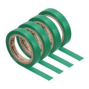Unique Bargains PVC Thin Sticky Seal Tennis Badminton Racket Grip Finishing Tapes 26Ft 4 Pcs - 1 of 4
