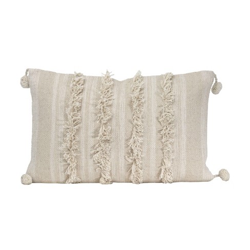 Handwoven Decorative Lumbar Pillow