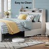 DOMETOUR Full Size Bed Frame with Headboard, Outlets, Charger, Storage Shelf, Noise-Free, No Box Spring Needed - 2 of 4