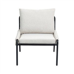 XINGHANZHENXUAN Modern Accent Lounge Chair, Comfortable Armchair with Cushioned Seat and Backrest for Living Room or Bedroom - 1 of 4