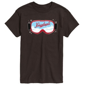 Men's - Leinenkugal - Snowdrift Goggles with Logo Short Sleeve Graphic T-Shirt - 1 of 4