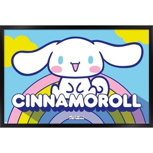 Trends International Hello Kitty - Cinnamoroll Framed Wall Poster Prints - 1 of 4