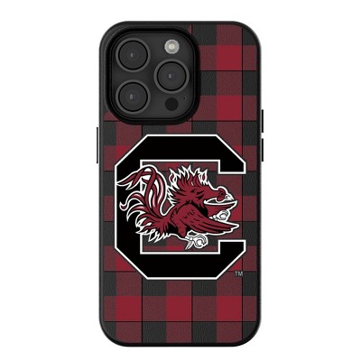Keyscaper NCAA SEC Universities Plaid MagSafe Compatible Cell Phone Case for Apple iPhone