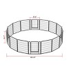 Metal Pet Playpen,Dog Pen Outdoor,Play Pen For Puppy,Rabbit Playpen,Chicken Wire Fence,Poultry Netting,Dog Corral Indoor-Cuddlewood - 3 of 4