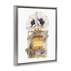 Stupell Industries Poppy Perfume Bouquet Black Framed Floater Canvas Wall Art - 3 of 4