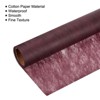 Unique Bargains Flower Wrapping Paper 30ft Floral Bouquet Waterproof Packaging Cotton for Wedding Party Wine Red - 3 of 4