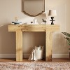 47" Long Console Table with Drawer, Wooden Rectangular Sofa Table Behind The Couch, Industrial Farmhouse Entryway Foyer Hallway Tables - 3 of 4