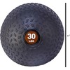 Fitvids 30 Pound Weighted Medicine Ball for Home Gym Training and Fitness, Brown - 3 of 4