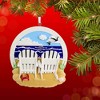 Polarx 3.75 In Beach Chairs Family Of 2 Christmas Tree Ornament , Christmas Decor Water Sun Waves (1PC) - 2 of 4