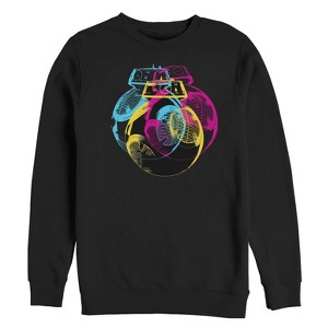 Men's Star Wars The Last Jedi BB-9E Retro Pop Sweatshirt - 1 of 3