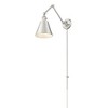Gayson Industrial Style 1-Light Wall Sconce - Adjustable Steel Design for Custom Lighting - 3 of 4