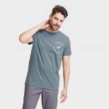 Men's Regular Fit Flat Seams Short Sleeve Graphic T-Shirt - Goodfellow & Co™