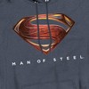 Man Of Steel Mos New Logo Pullover Hoodie - 2 of 4