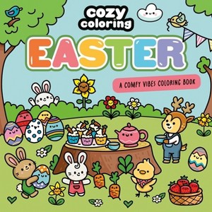 Cozy Coloring: Easter (Paperback) - 1 of 1