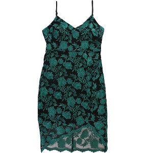 GUESS Womens Floral Lace High-Low Dress - 1 of 2