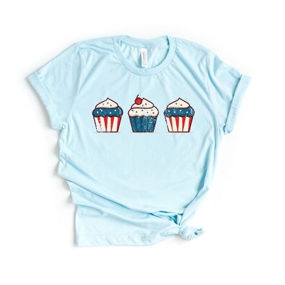 Simply Sage Market Patriotic Cupcakes Short Sleeve Tee