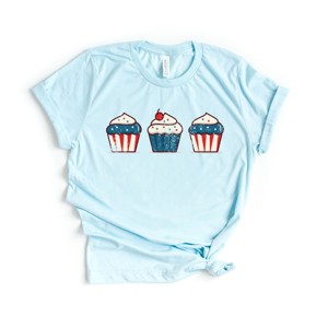 Simply Sage Market Patriotic Cupcakes Short Sleeve Tee - 1 of 4