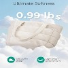 Attop Tote Bag for Women, Lightweight Puffy Tote Bag with Compartments Quilted Shoulder Bag Handbag for Travel White - 2 of 4