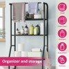 SKONYON 3-Tier Over-The-Toilet Storage Shelf Metal Space Saver Rack - 4 of 4