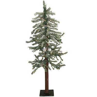 Darice 3' Prelit Frosted Artificial Christmas Tree Alpine - Clear Lights