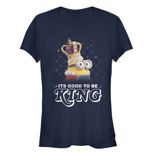 Juniors Womens Despicable Me Minion Good to Be King T-Shirt - 1 of 3