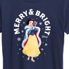 Women's - Disney - Merry And Bright Snow White Short Sleeve Graphic T-Shirt - 2 of 4
