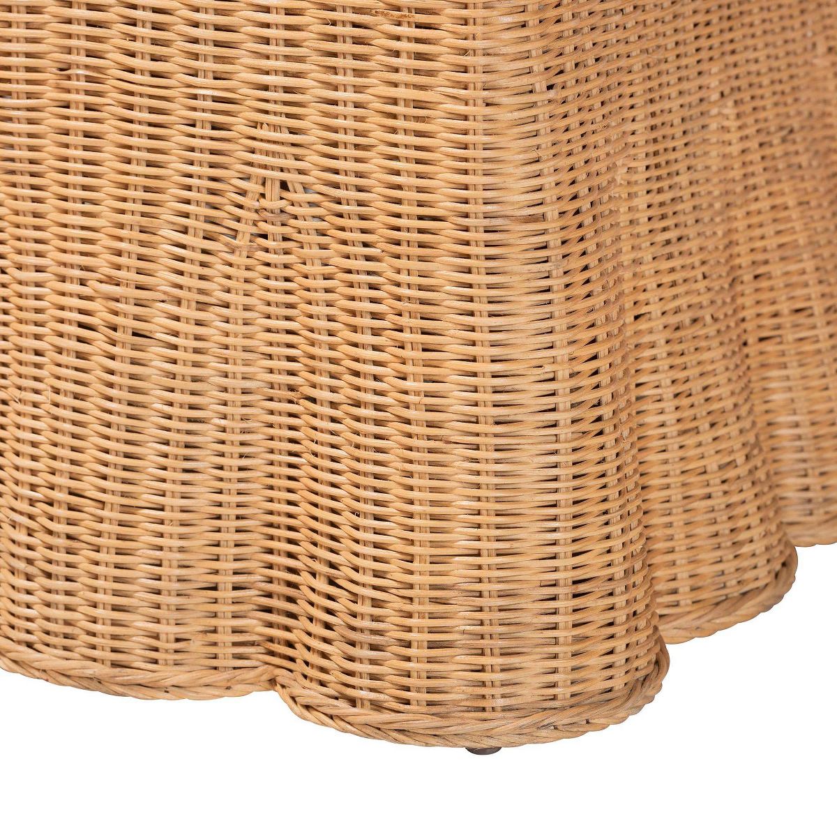 bali & pari Maya Natural Rattan Accent Chair Light Honey - thumbnail 5