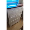 4 Drawer Wood Dresser for Bedroom, Wooden Simply Storage Cabinet, Chest of Drawers, Organizer Drawers with Anti-Tipping Device, White - 2 of 4