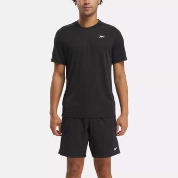 Reebok Training Long Sleeve Tech T-shirt Mens Athletic T-shirts Medium  Night Black : Target