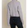 Women's Cross Over Turtleneck Sweater - Aureum - 3 of 4