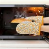 REGALWOVEN Heat Resistant 4 Piece Oven Mitts and Pot Holders Set for Kitchen Use - 3 of 4
