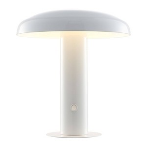 JONATHAN Y Suillius 11" Bohemian Rechargeable/Cordless Iron Integrated (Includes LED Light Bulb) Mushroom Table Lamp - 1 of 4