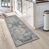 Vintage Oriental Distressed Rug Machine Washable Rug Non Slip Rug - 2 of 4