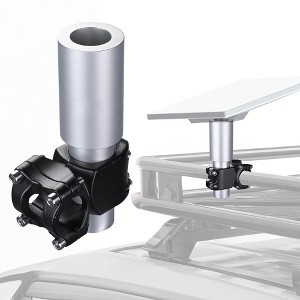 Yescom Starlink Mini Ladder Mount Clamp for RV Roof Rack Yacht Camper Railing Black - 1 of 4