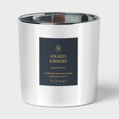 Wooden Wick Gilded Embers Jar Candle 19.3oz - Threshold™