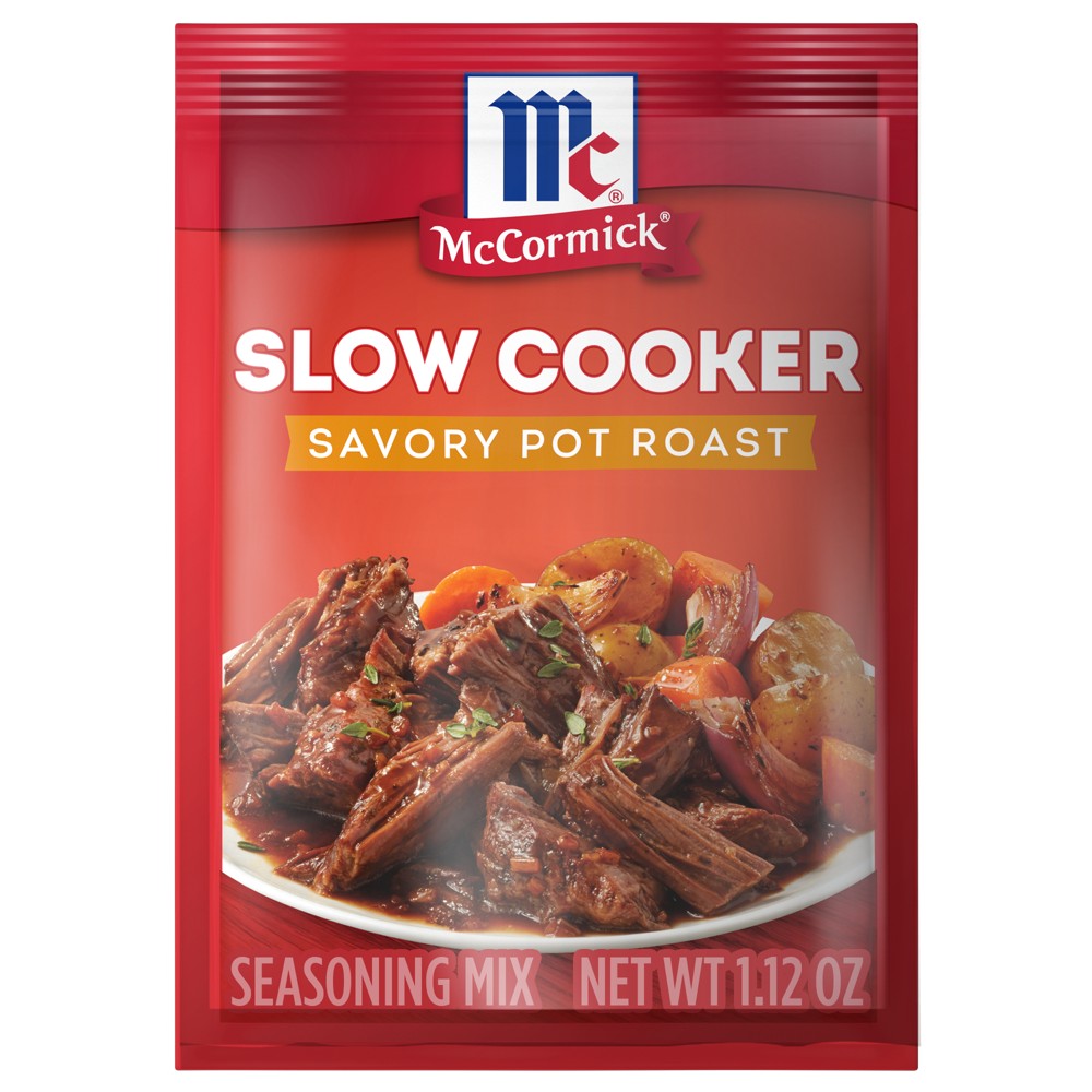 UPC 052100382456 product image for McCormick Slow Cooker Savory Pot Roast Seasoning Mix - 1.3 oz | upcitemdb.com